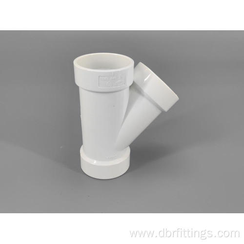 UPC PVC fittings WYE for New construction